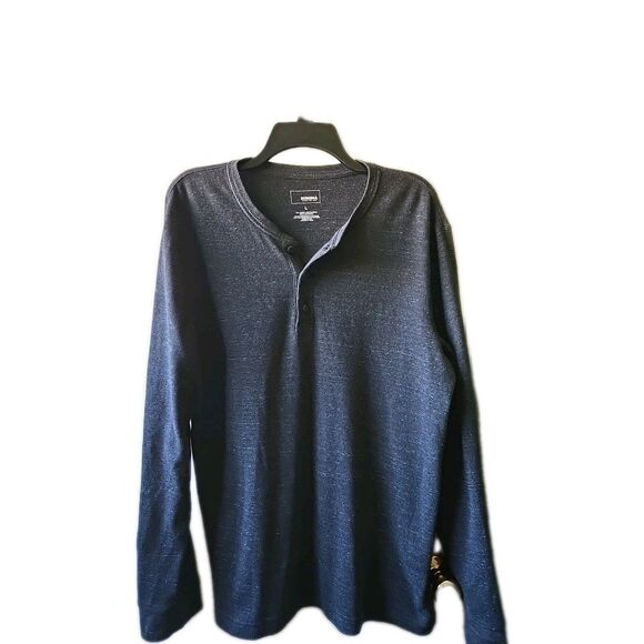 Sonoma Sweater Men's Large Gray Supersoft Thermal Long Sleeve Pullover Shirt - Picture 1 of 8